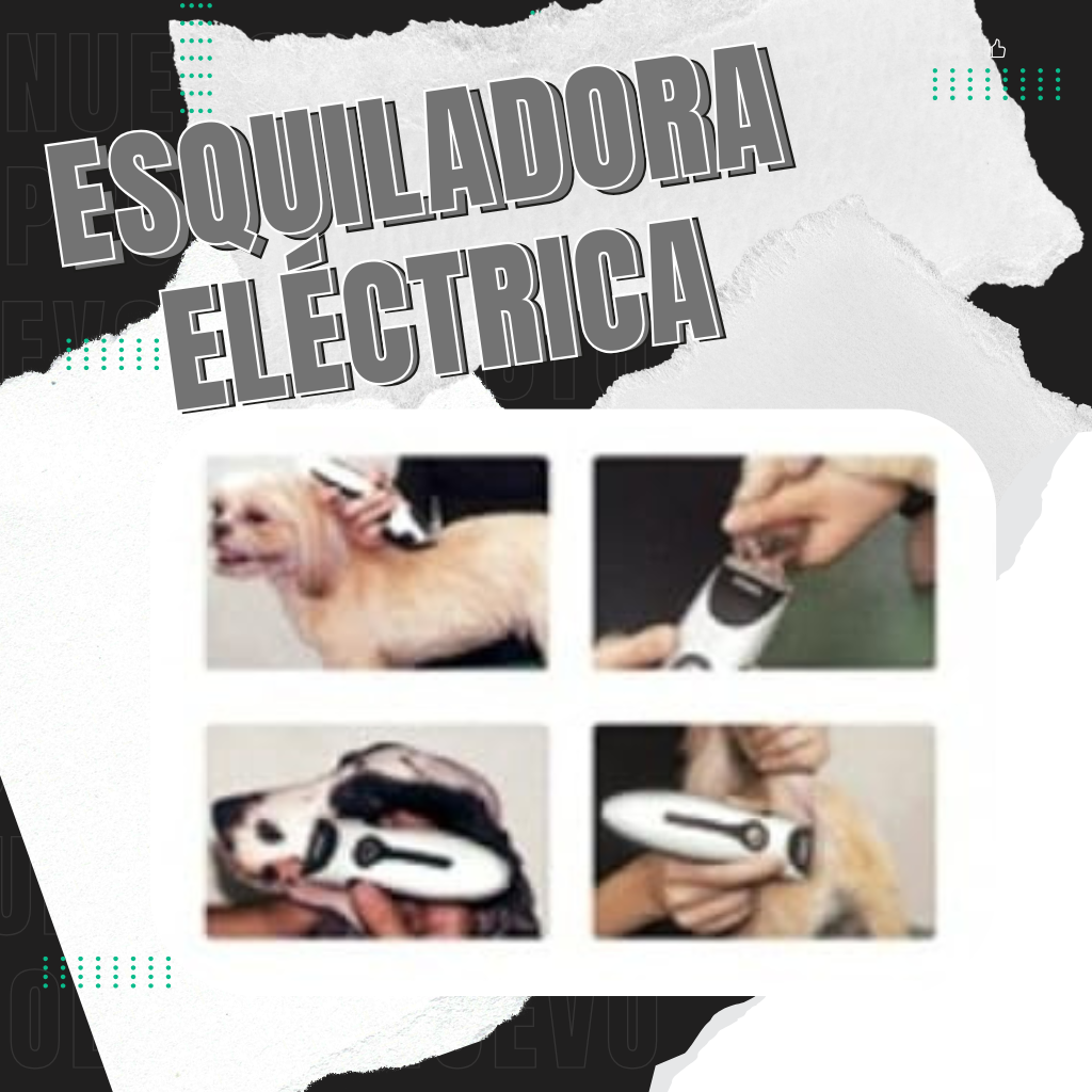 Esquiladora Eléctrica Profesional para Perros y Gatos – Corta el Pelo de tu Mascota en Casa