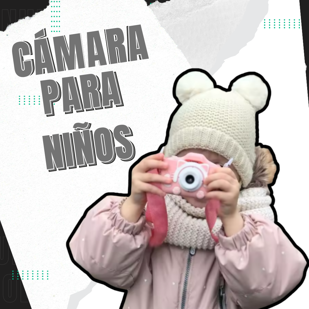 Cámara para Niños 20MP HD 2.0” + Tarjeta 32GB – Azul y Rosa, Compacta y Divertida