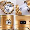Linterna Camping LED Recargable con Control de Voz y Bola de Cristal Multicolor