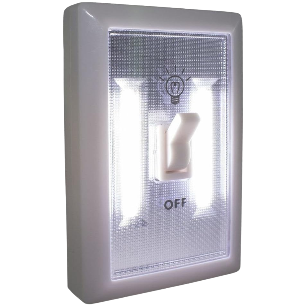 Interruptor de Luz Inalámbrico Promier de 200 Lúmenes - Instalación Rápida con Imán y Gancho 4U.