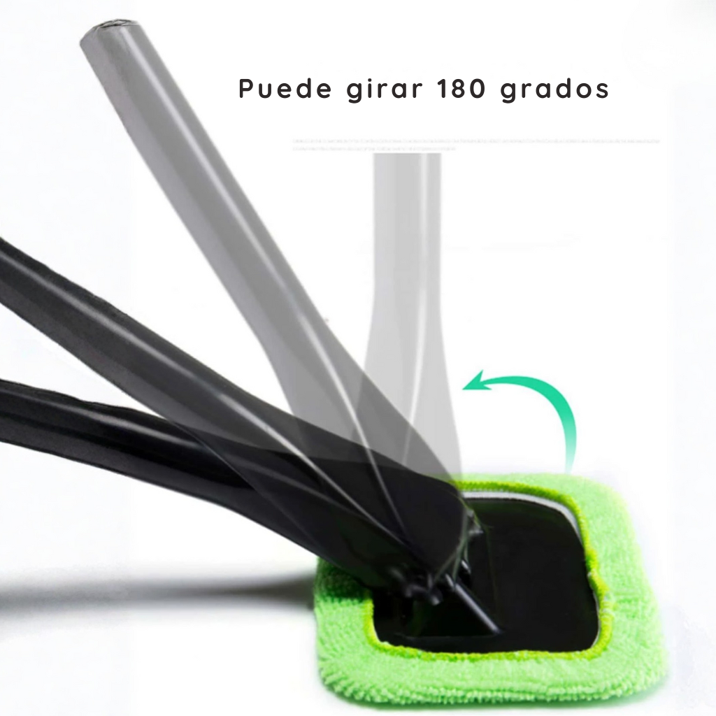 Limpiaparabrisas de Coche con Mango Largo de Microfibra - Limpieza Fácil y Eficiente